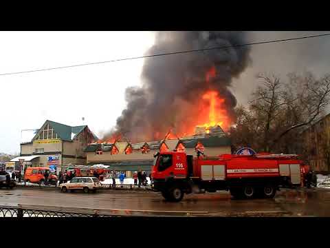 Видео: Раменское - пожар ул. Чугунова (01.03.13)