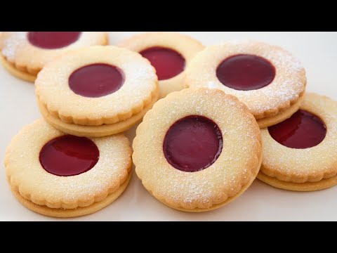 Видео: ПЕЧЕНЬЕ с ДЖЕМОМ - тает во рту. Рождественское печенье с джемом. Печенье с вареньем