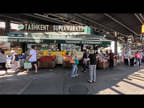 Видео: Лето в Америке/Прогулка по Брайтон Бич/ Нью-Йорк/ 9 июля 2025г