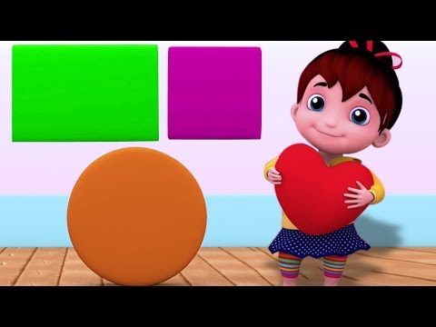 Видео: форма песни для детей | детские стишки | узнать формы | Shape Song | Learning For Kids | Kids Rhymes