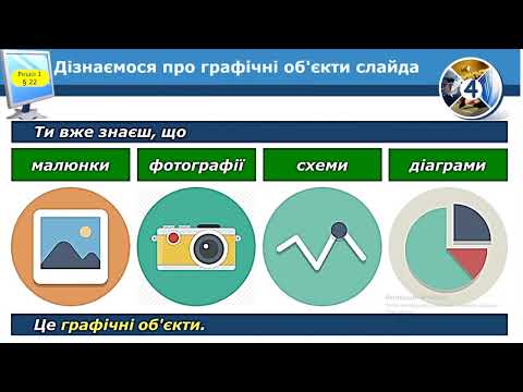 Видео: Інформатика 4 клас НУШ Графічні об'єкти презентації