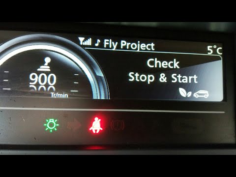 Видео: Сообщение на приборке проверить стоп-старт (check stop-start) Renault Scenic 3. Убираем ошибку.