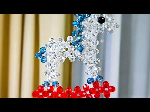 Видео: Лошадка из хрустальных бусин. Туториал