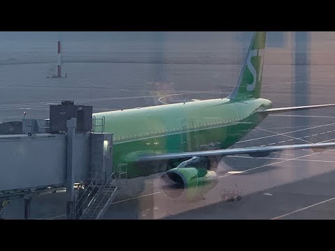 Видео: Рейс Хабаровск-Новосибирск а/к S7 Airlines A321 1 ноября 2025 