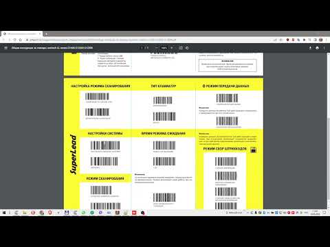 Видео: Подключение сканера Mertech-CL610 программе проектора