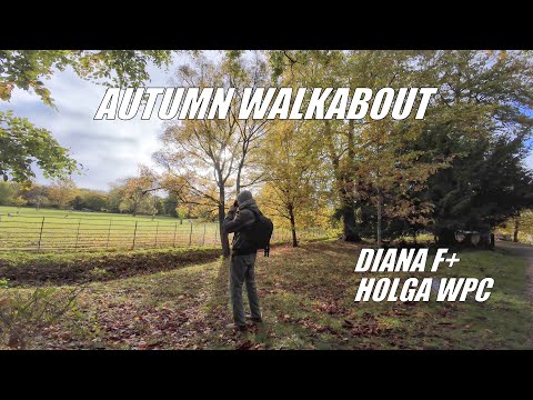 Видео: Пластиковая фантастика? Осенняя прогулка с камерой Diana F+ и широкоугольной пинхол-камерой Holga