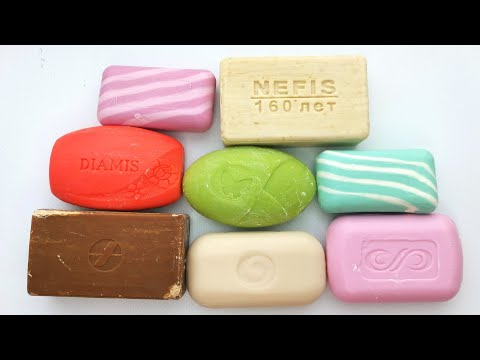 Видео: ASMR cutting soap. Satisfying video. АСМР резка мыла.