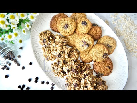 Видео: Овесени Бисквити - 2 Лесни Рецепти Без Брашно и Без Захар