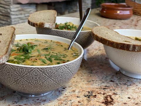 Видео: ROSENKOHLSUPPE / Немецкий  Копчённо-сливочный Супец с Брюссельской Капустой/ под Армянский Коньячок