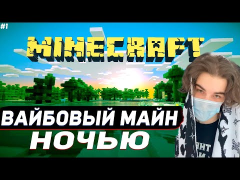 Видео: ВАЙБОВЫЙ НОЧНОЙ МАЙКРАФТ С SKYWHYWALKER'OM / #1