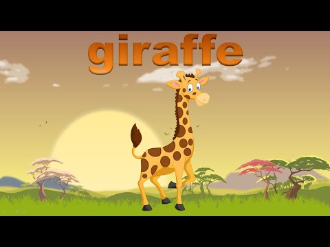 Видео: Дикі тварини Африки англійською мовою для дітей. Англійська для дітей. Wild animals of Africa