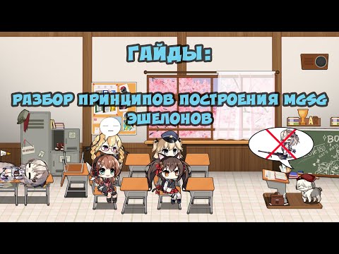 Видео: Girls' Frontline | Гайды: Разбор принципов построения MG-SG эшелонов