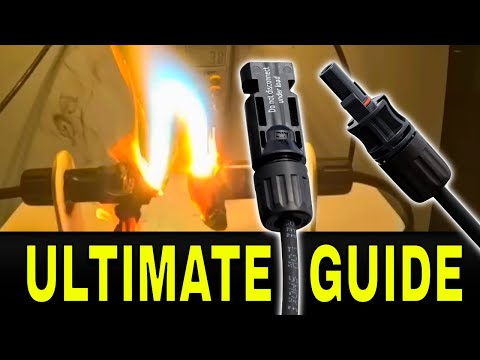 Видео: Не обожгитесь о солнечные разъемы MC4