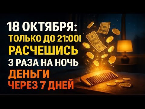 Видео: 18 ОКТЯБРЯ: Расчешитесь 3 раза перед сном — деньги придут через 7 дней