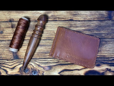 Видео: Купюрница/Money Clip из кожи Buffalo Weron от #wildleathercraft