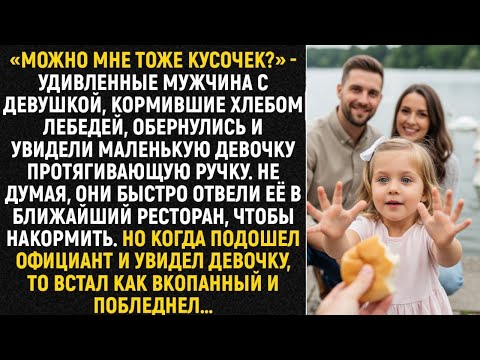 Видео: «Можно мне тоже кусочек?» - удивленные мужчина с девушкой, кормившие хлебом лебедей, обернулись...