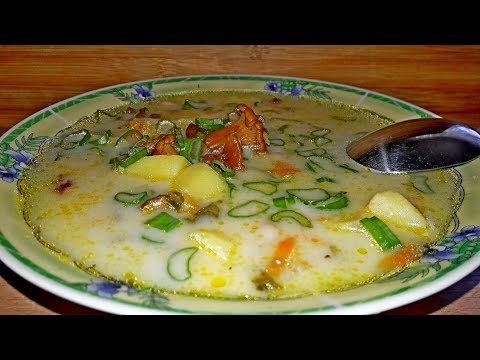 Видео: Как приготовить ну очень вкусный суп из Лисичек
