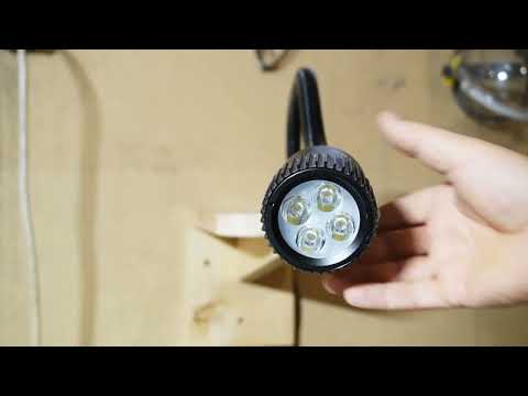 Видео: Подсветка получилась универсальной.Станочный светильник FABTEC LED F3