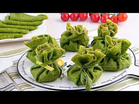 Видео: 🥞🥬 Шпинатные Блинчики с двумя аппетитными начинками - Красиво, Вкусно, Полезно! 🥞🥬