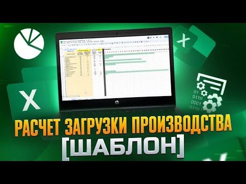 Видео: Шаблон простого расчета загрузки производства