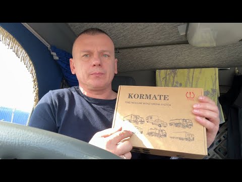Видео: Система контроля  давление шин . KORMATE.