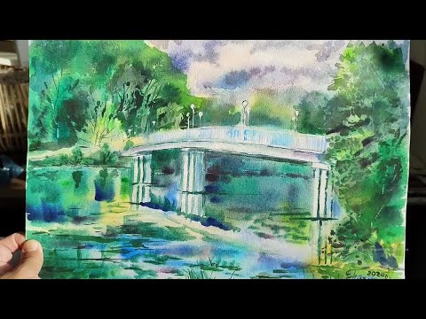 Видео: Мой сад вдохновляет меня на творчество🥰Акварельки🖌️