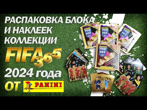 Видео: Большая распаковка наклеек из коллекции  Panini FIFA 365 2024 | Итоги по блоку