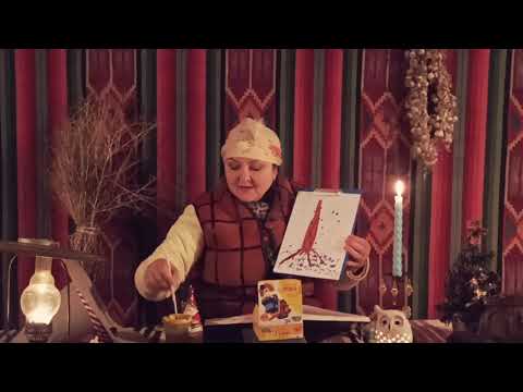 Видео: Занятие по рисованию - "Дерево зимой". Софа Мале.