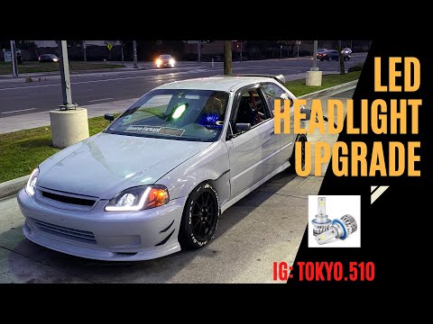 Видео: Индивидуальные фары со светодиодной установкой