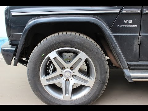 Видео: Mercedes-Benz G55 установка тормозной системы D2