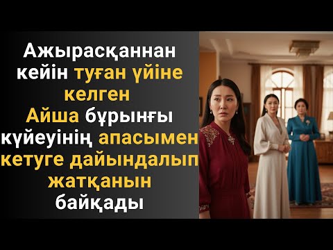 Видео: Ажырасқаннан кейін туған үйіне келген Айша бұрынғы күйеуінің апасымен кетуге дайындалып жатқанын