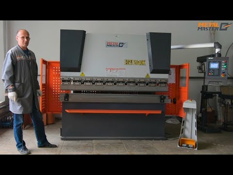 Видео: Гидравлический листогибочный пресс Metal Master HPJ