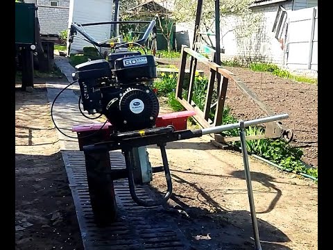 Видео: Теперь не зарывается. Приспособление для смены фрез мотоблока УГРА