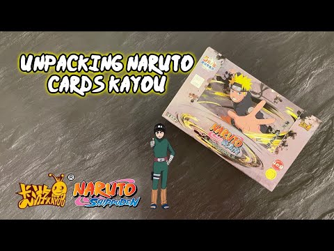 Видео: Распаковка ДЕЛЮКС коробки с картами Наруто| Naruto card DELUXE(T3W3) box unboxing | KAYOU