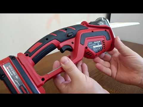 Видео: Обрезная пила Einhell GE-GS 18 Li. Мини сабельная пила. Sawzall. Akku-Astsäge.