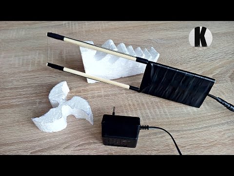 Видео: Как сделать резак для пенопласта? / How to make a machine for polystyrene foam?