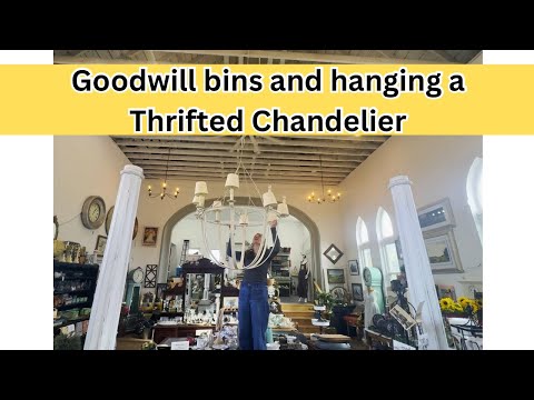 Видео: Мы нашли люстру стоимостью $$$, пока экономили! Экономия со мной, контейнеры Goodwill