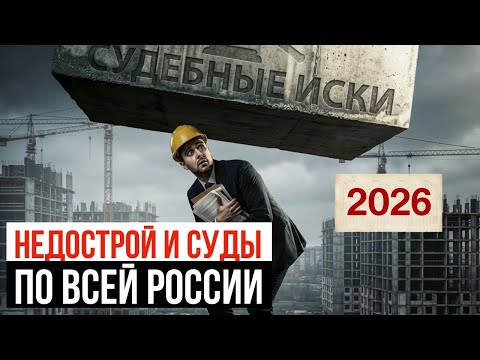 Видео: НЕДОСТРОЙ И СУДЫ ПО ВСЕЙ РОССИИ В 2026