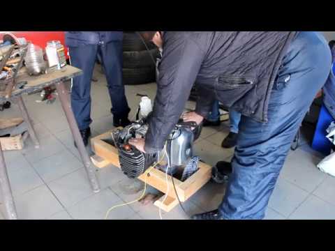 Видео: Первый запуск двигателя М-72, после капитального ремонта .