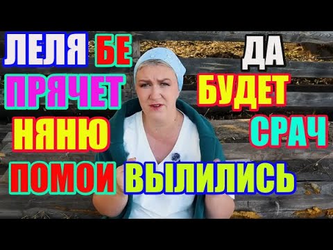 Видео: Леля Бе прячет няню. Да будет срач. Помои вылились / ДЕРЕВЕНСКИЙ ДНЕВНИК очень многодетной мамы
