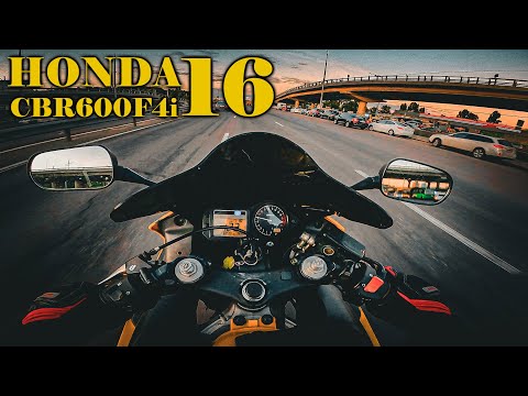 Видео: Покатушки по городу на мотоцикле Honda CBR600 F4i 2001