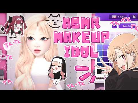 Видео: ASMR Roblox 💄 наряжаемся в Makeup Idol || близкий шёпот, тк-тк