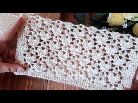 Видео: 👀ВИДЕЛИ такой узор?🤗 "АЖУРНЫЕ рогатки" КРЮЧКОМ.💖 (N 189)