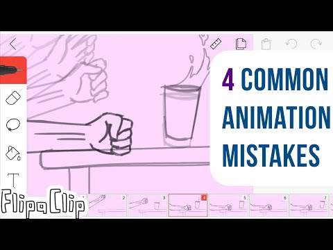 Видео: Учебник Flipaclip | Анимация плавного движения — 4 распространённые ошибки анимации