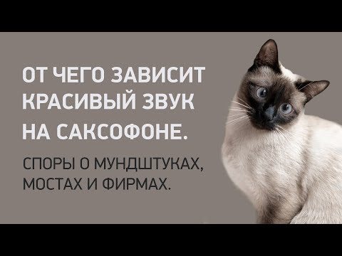 Видео: Мундштуки для саксофона. #школасаксофона