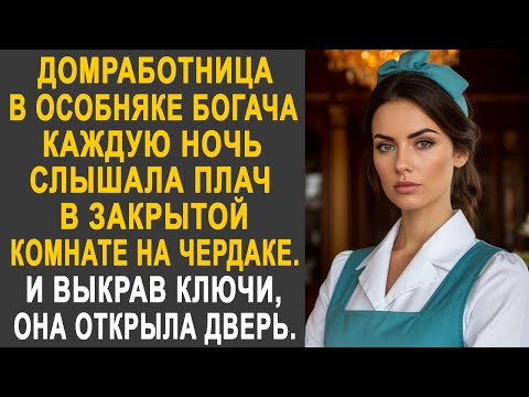 Видео: Домработница в особняке богача слышала звуки в закрытой комнате на чердаке. И открыв дверь...