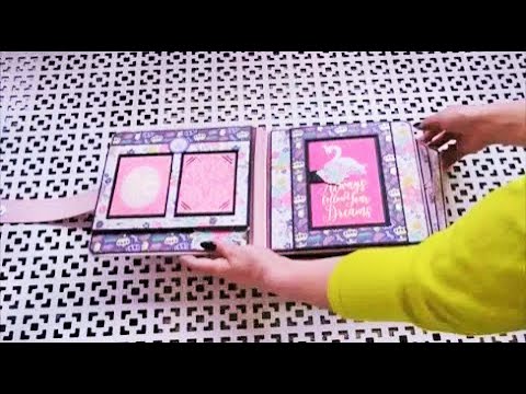 Видео: МK альбом "Princess"/Разворот №1/pop up page/DIY paper crafts tutorial/DIY 3D card