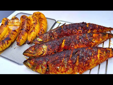 Видео: Аутентичный Порт-Харкорт боле, жареная рыба и перечный соус