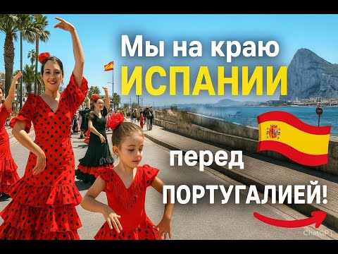 Видео: Мы на краю Испании перед Португалией 🚐 Фламенко, море и Гибралтар рядом!