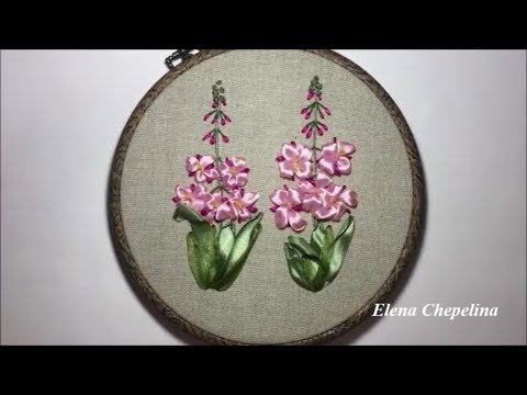 Видео: Иван-чай вышитый лентами / Fireweed embroidered ribbons